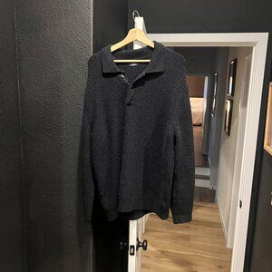 Massumi Dutti Merino Wool Sweater Polo (XL)